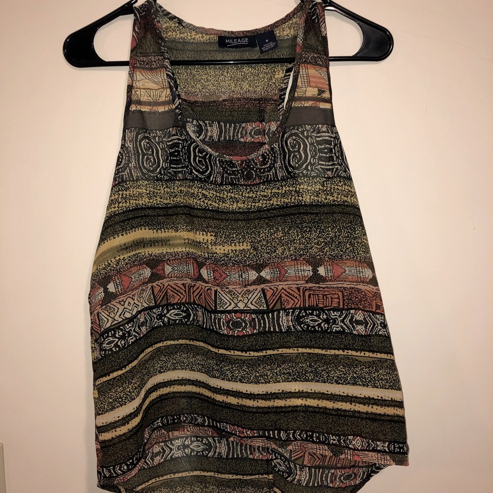 🍒🍒3/$20🍒🍒 Mileage Sheer Flowy Summer Top